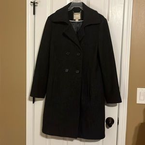 Old Navy wool double breasted coat, charcoal grey
